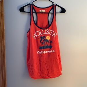 ADORABLE Hollister racerback tank WORN ONCE!!